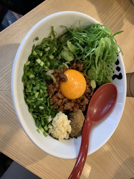 「台湾まぜそば 九条ネギ盛り」@麺屋 こころ 大岡山本店の写真