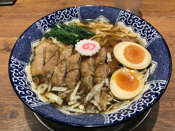 「パーコー麺＋クーポン味玉」@ハマカゼ拉麺店の写真