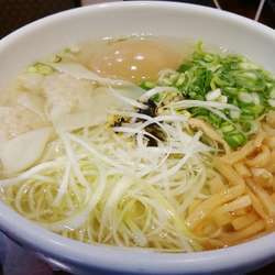 塩かけ＋トッピングB＋替玉ハーフ（480円＋300円＋50）