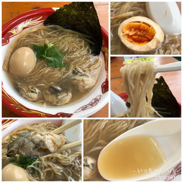 「寿製麺 中華そば よしかわ】牡蠣そば 850円 味玉100円」@大つけ麺博  10周年特別企画 ラーメン日本一決定戦！！の写真