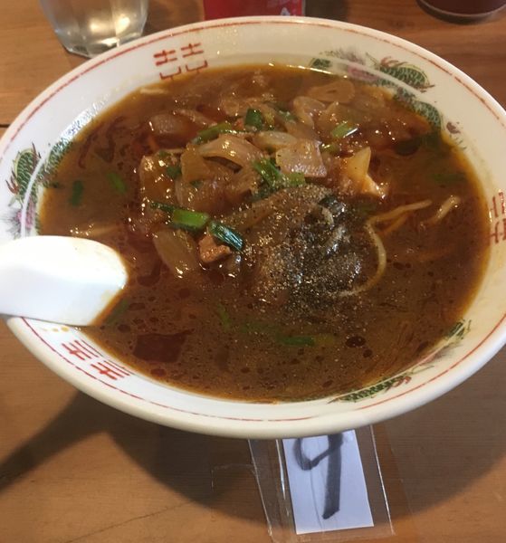 「アリラン(中、辛め、900¥)」@アリランらあめん 八平の写真