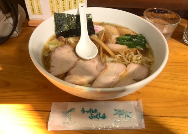 「焼豚麺950円＋大盛り180円＝1,130円」@とら食堂の写真