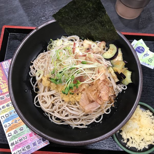 「薬味そば」@ゆで太郎 鶴見中央店の写真