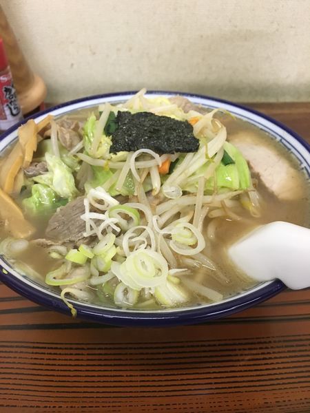 「野菜ラーメン」@食事処 赤ちょうちんの写真