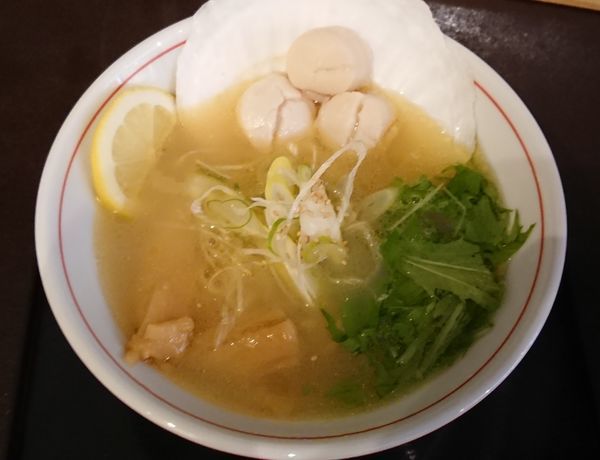 「ホタテ塩らーめん」@麺や 藏人 柏店の写真