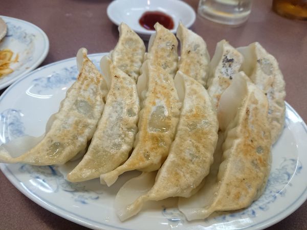 「ハッスルギョーザ W520円＋ハッスルパクチーラーメン 他」@ハッスルラーメンホンマ 錦糸町店の写真