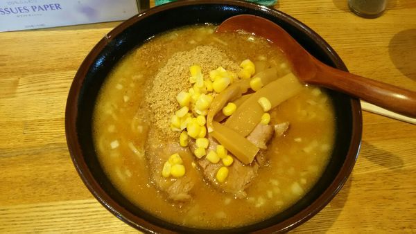 「らーめん（味噌）中盛　800円」@らーめん 深雪屋の写真