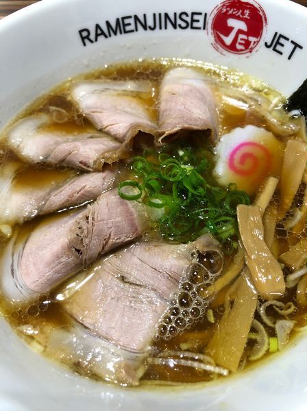「醤油チャーシュー」@ラーメン人生 JET 福島本店の写真