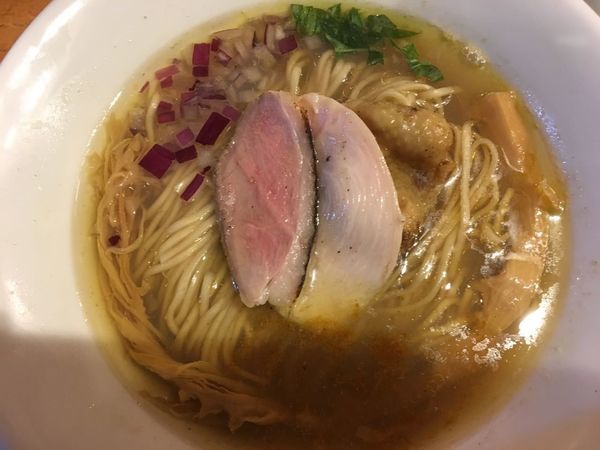 「貝出汁SOBA 840円」@中華そば 先崎の写真