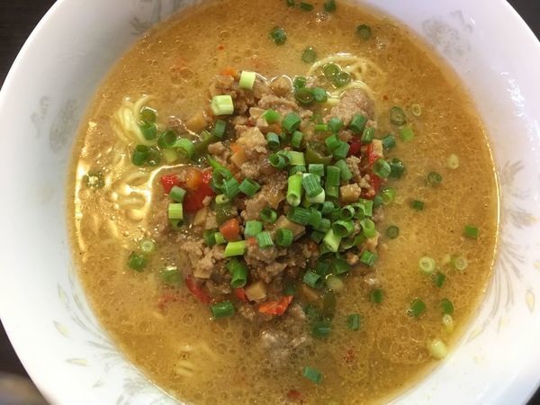 「【限定）激辛肉そぼろ麺 700円」@らーめん 竜屋の写真