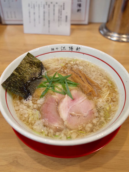 「‪‪背脂そば…800円‬‬(レセプションにつき無料)」@麺や 江陽軒の写真