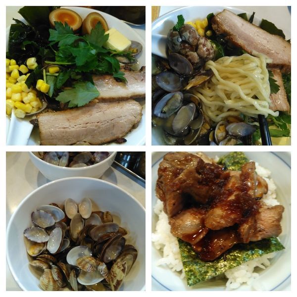 「【限定】浅蜊とバターの塩ラーメン+半ライス」@麺屋 扇 SENの写真