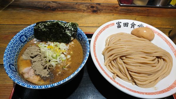 「濃厚味玉つけ麺950円」@松戸中華そば 富田食堂の写真