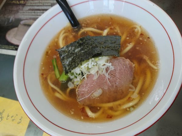 「三ッ節 太麺 750円」@らーめん まるちょうの写真