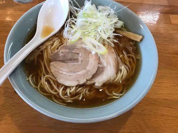 「醤油拉麺700円＋もつ飯330円」@らーめん川嶋の写真