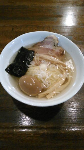 「煮玉子らーめん(塩)　750円」@上州地鶏らーめん まるわの写真