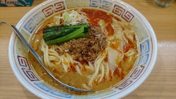 「担々麺(大盛)」@ほっこり中華そば もつけの写真