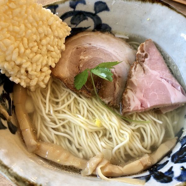 「ゆず塩そば」@麺屋 椿丸の写真