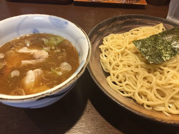 「つけ麺ワンタン二個」@麺屋 はやしまるの写真