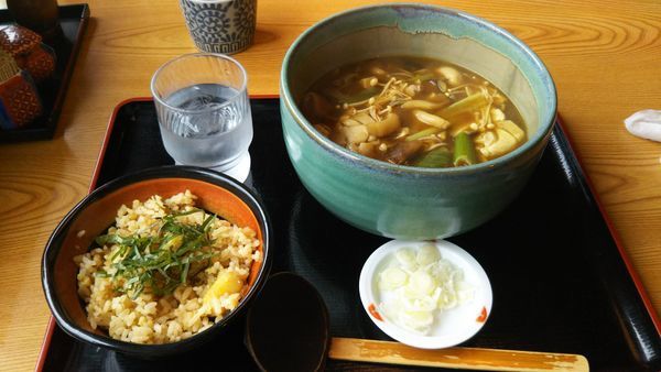 「秋のきのこカレーそば」@そば坊 つくば店の写真