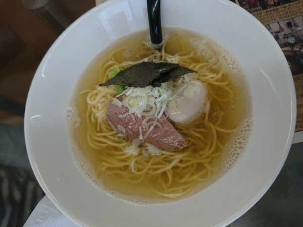 「にぼ塩細麺 700円」@らーめん まるちょうの写真