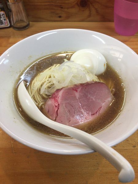 「中華そば（醤油）＋味玉」@煮干中華ソバ イチカワの写真