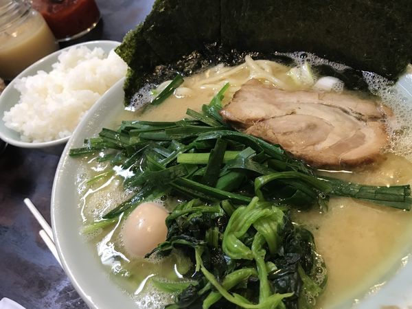 「塩ラーメン 700円 ニラ 50円 海苔 50円」@壱六家 大森店の写真
