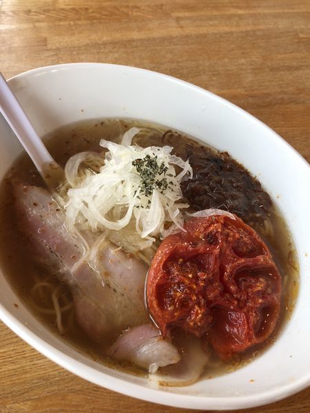 「ローストトマトのスープCafeソバ」@湖麺屋 Reel Cafeの写真