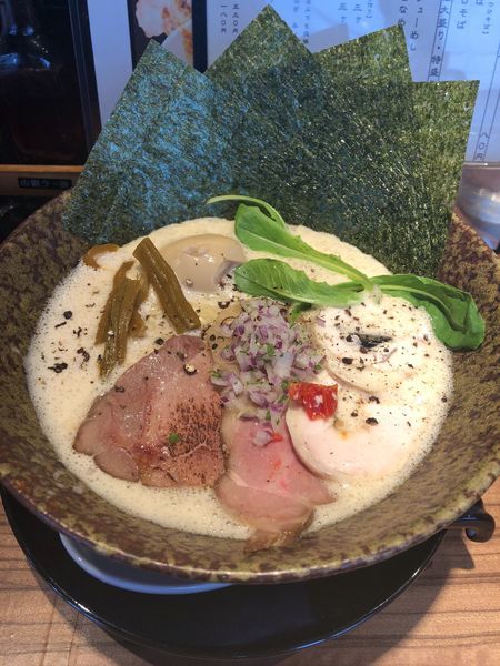 「特製鶏豚出汁らーめん」@中華そば 鷸の写真