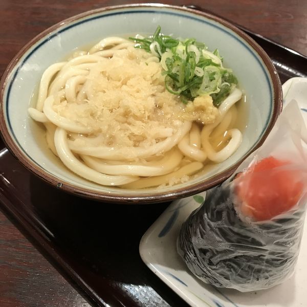 「朝麦定食（￥350）」@讃岐製麺 麦まる 八重洲地下街南口店の写真