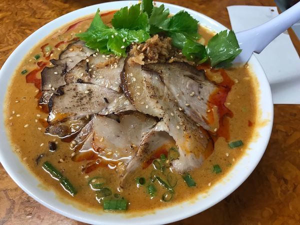 「担々麺700円＋チャーシュートッピング250円」@かし亀の写真