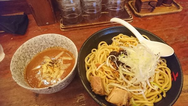 「武蔵(限定)870円 大盛＆チーズで＋200円」@辛麺 真空 町田本店の写真