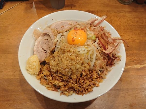 「まぜそば 750円」@麺屋豚道場の写真