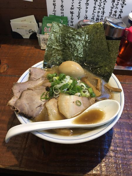 「煮干しそば全部乗せ」@初代青樹の写真