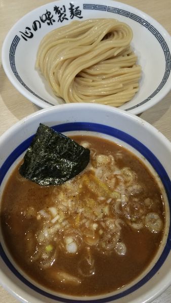 「あっさり鶏豚つけ麺」@心の味製麺 平井店の写真