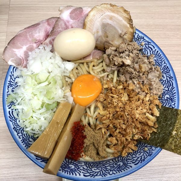 「冷やし狼煙まぜそば 大 ￥950」@狼煙 大宮店の写真