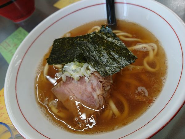 「醤油 太麺 700円」@らーめん まるちょうの写真
