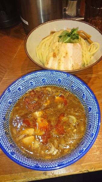 「濃厚辛つけ麺」@麺や百日紅の写真