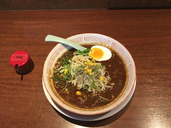 「黒味噌・基本味 小盛(¥700)」@三平らーめん 照国本店の写真