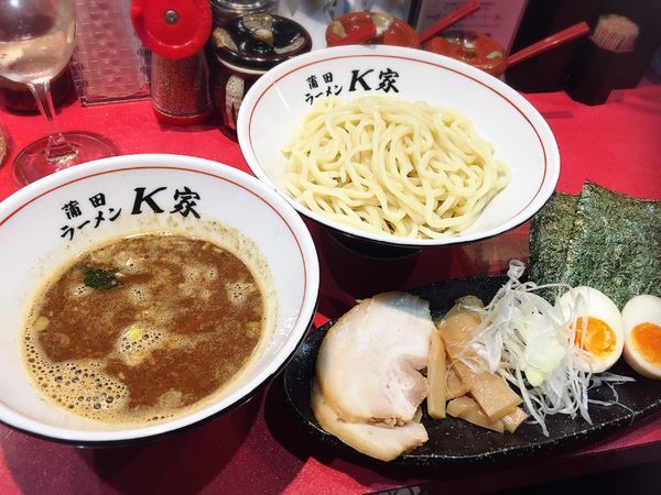 「魚介豚骨つけ麺」@蒲田ラーメン K家 蒲田本店の写真
