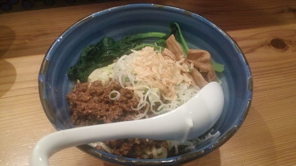 「汁無担々麺 辛痺(880円)」@自家製麺 啜乱会の写真