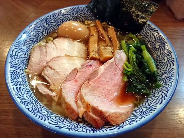 「特製生姜醤油そば」@煮干しつけ麺 宮元の写真