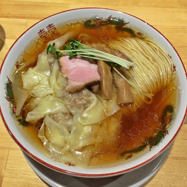 「わんたん中華そば(醤油)　￥８５０」@いしかわやの写真