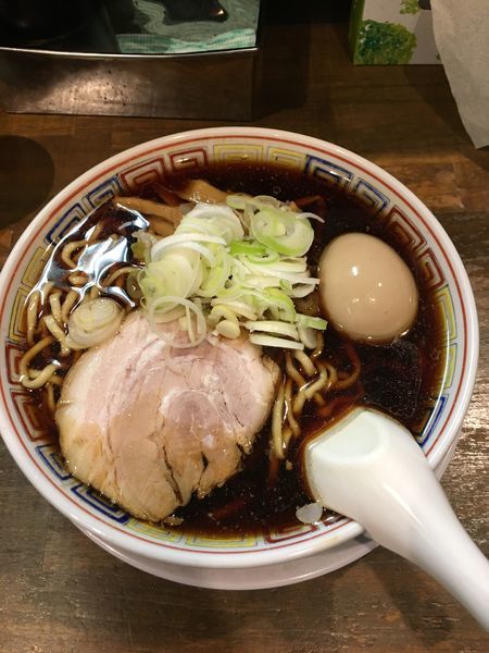 「味玉中華そば:780円」@丸中華そばの写真