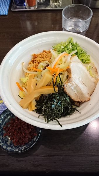 「油そば」@つけそば 麺彩房 五反田店の写真