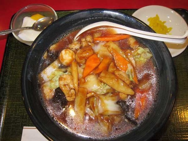 「五目湯麵単品　600円（ランチ）」@花彫酒家の写真