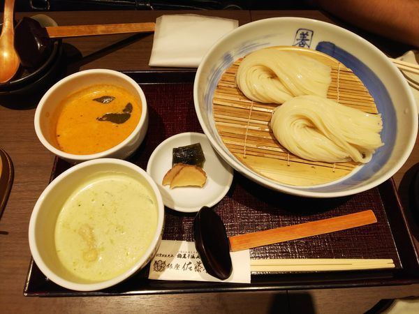 「タイカレー二味セット　グリーンレッド　1700円」@銀座 佐藤養助の写真