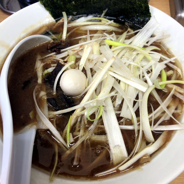 「ネギラーメン（醤油）800円　特濃　200円」@らぁめん廣の写真