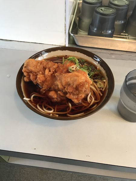 「唐揚そば 400円」@弥生軒 8号店の写真