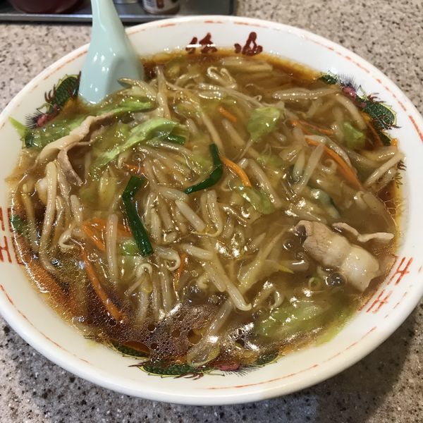 「もやしラーメン（￥590）」@ラーメン王 後楽本舗の写真